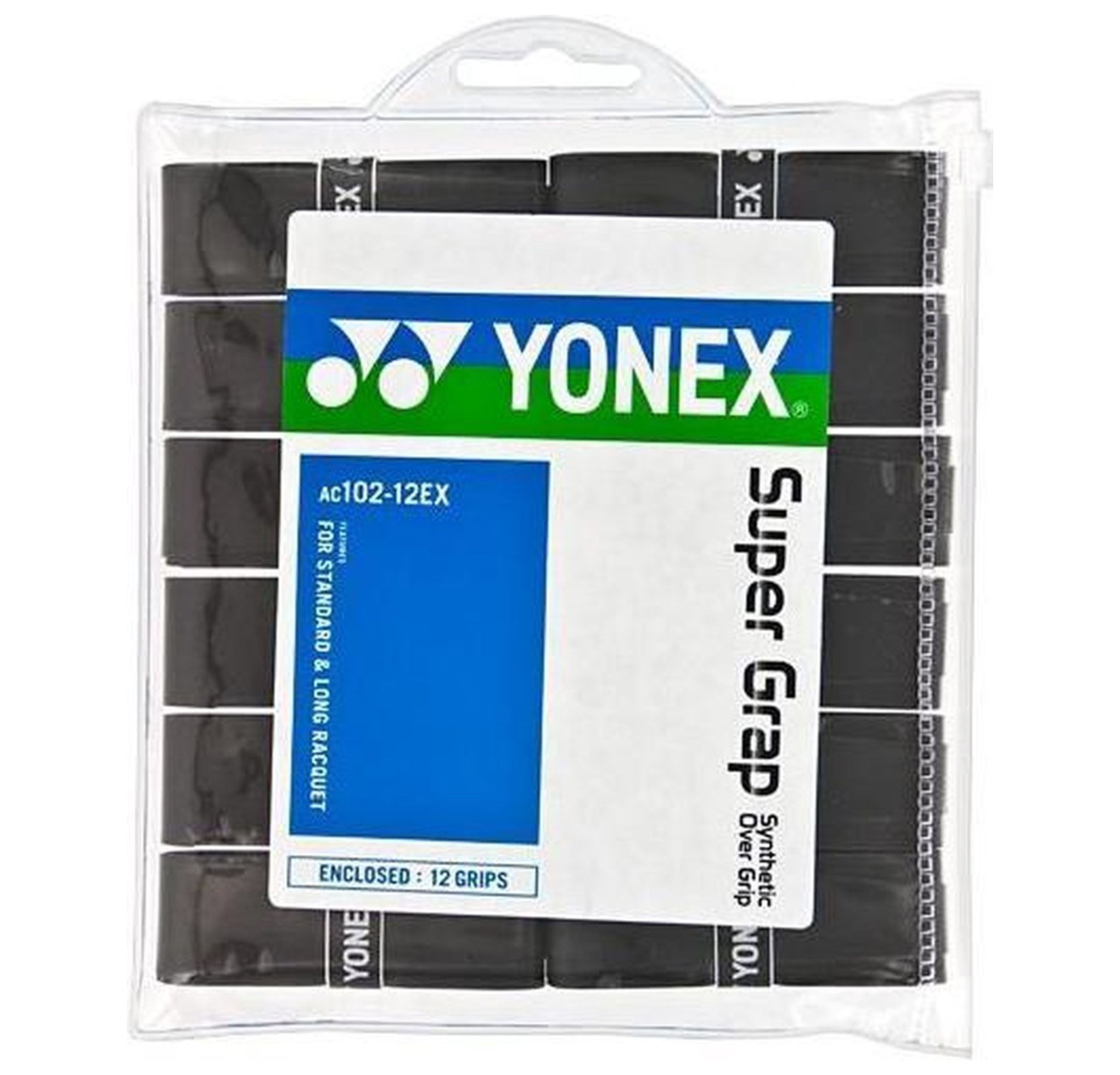 Yonex Supergrap Overgrip AC102-12 Zwart