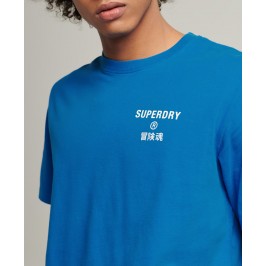 Superdry Code Core Sport T-Shirt Royal Blue